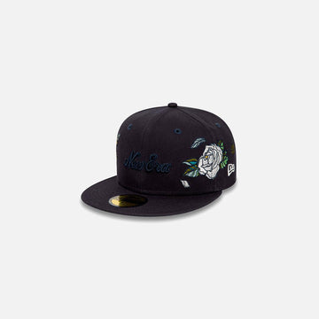 NEW ERA FLOWER ICON COLLECTION 59FIFTY CAP BLUE