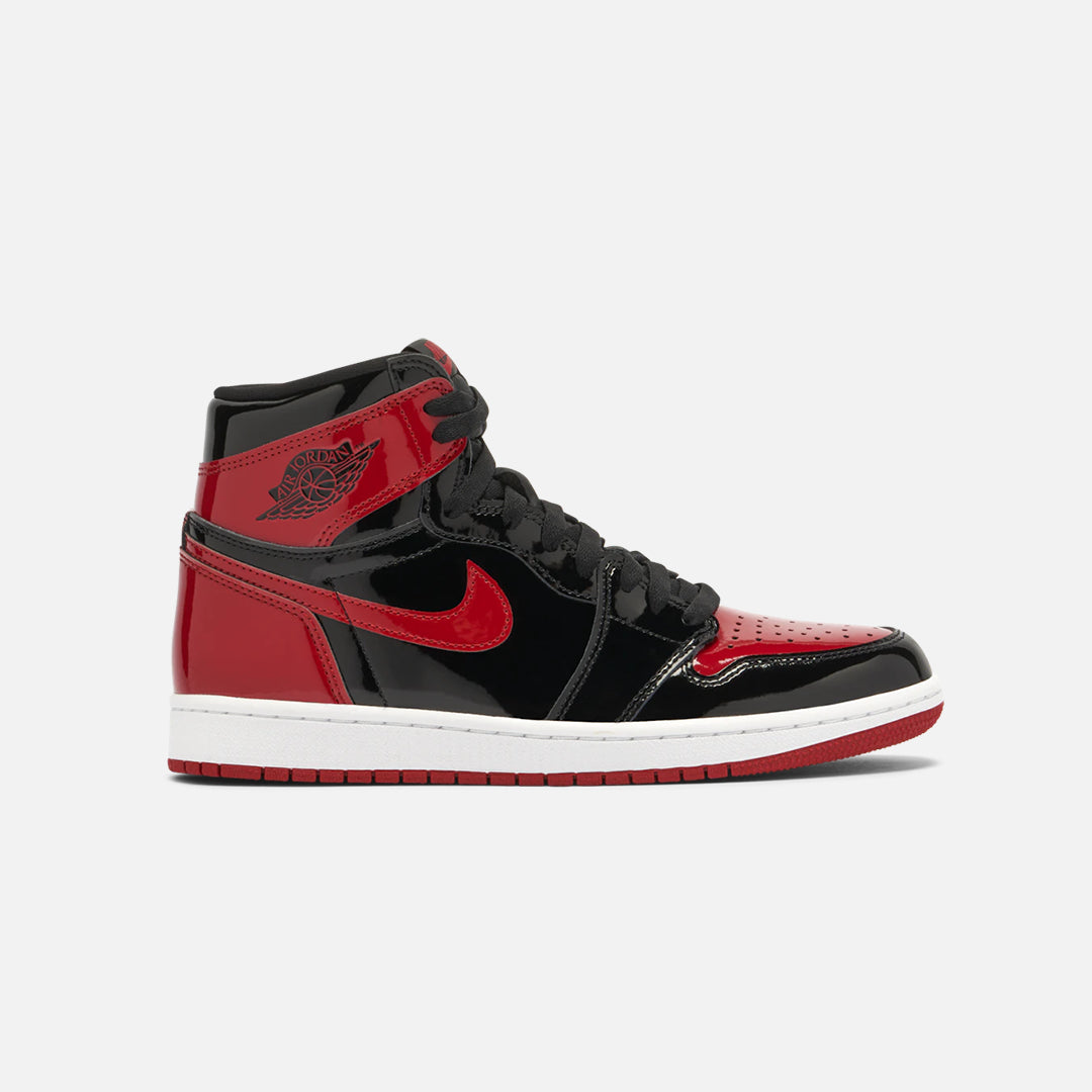 NIKE JORDAN 1 RETRO HIGH OG PATENT BRED