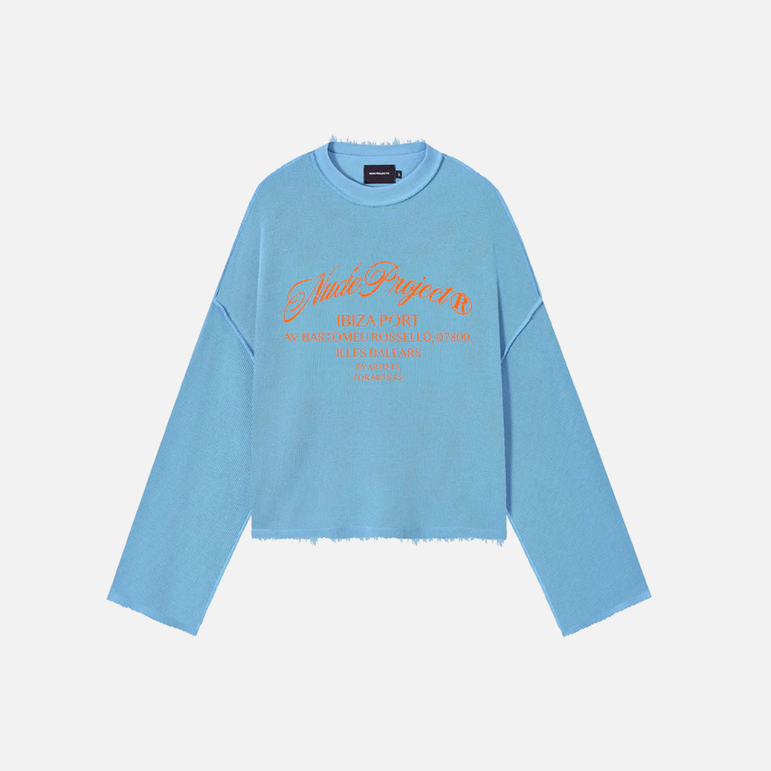 NUDE PROJECT IBIZA CREWNECK BLUE