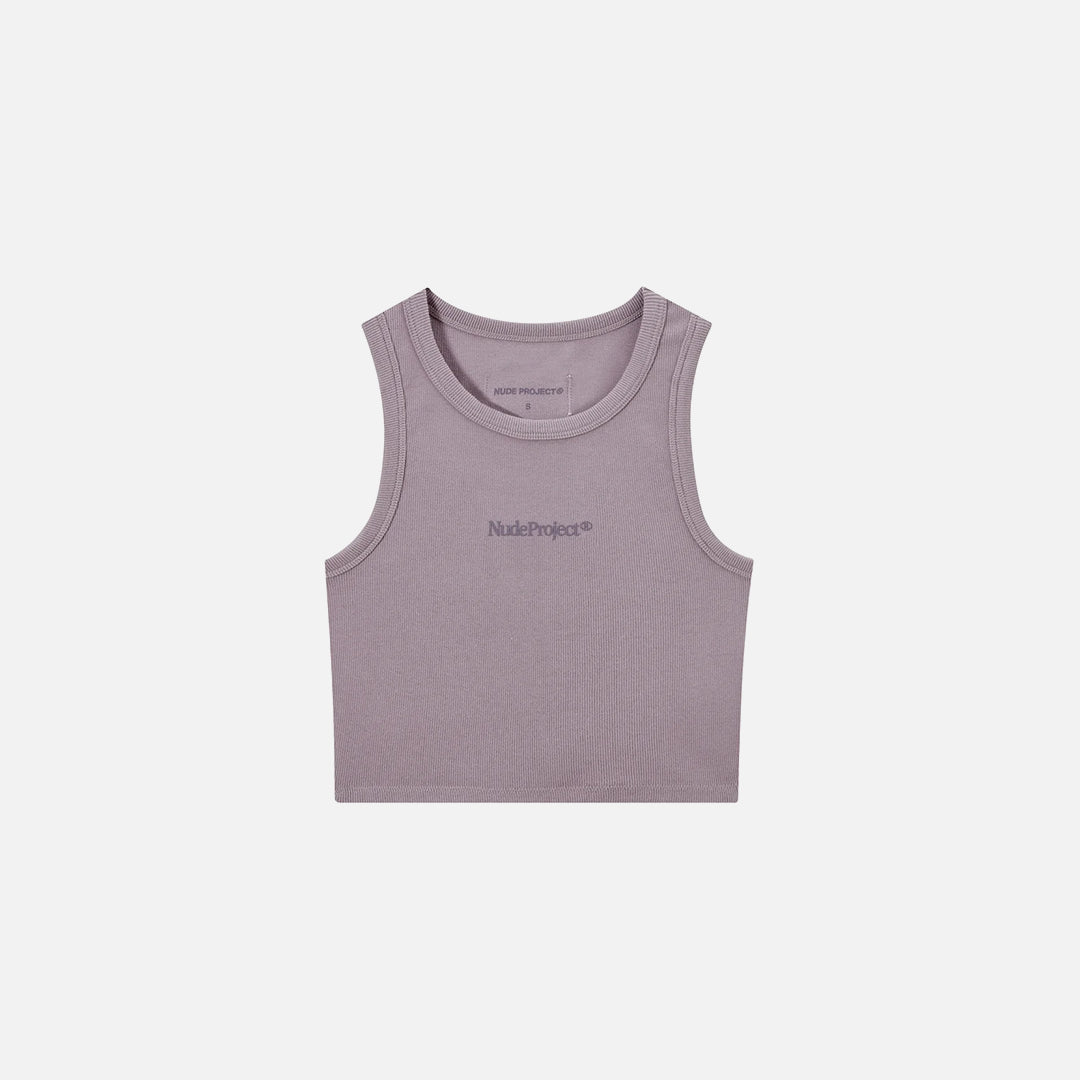 NUDE PROJECT TONE2TONE TANK TOP PURPLE