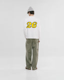 MONOIC - Camiseta Boxy Fit Long Sleeve 26 - Cloud Dancer