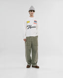 MONOIC - Camiseta Boxy Fit Long Sleeve 26 - Cloud Dancer