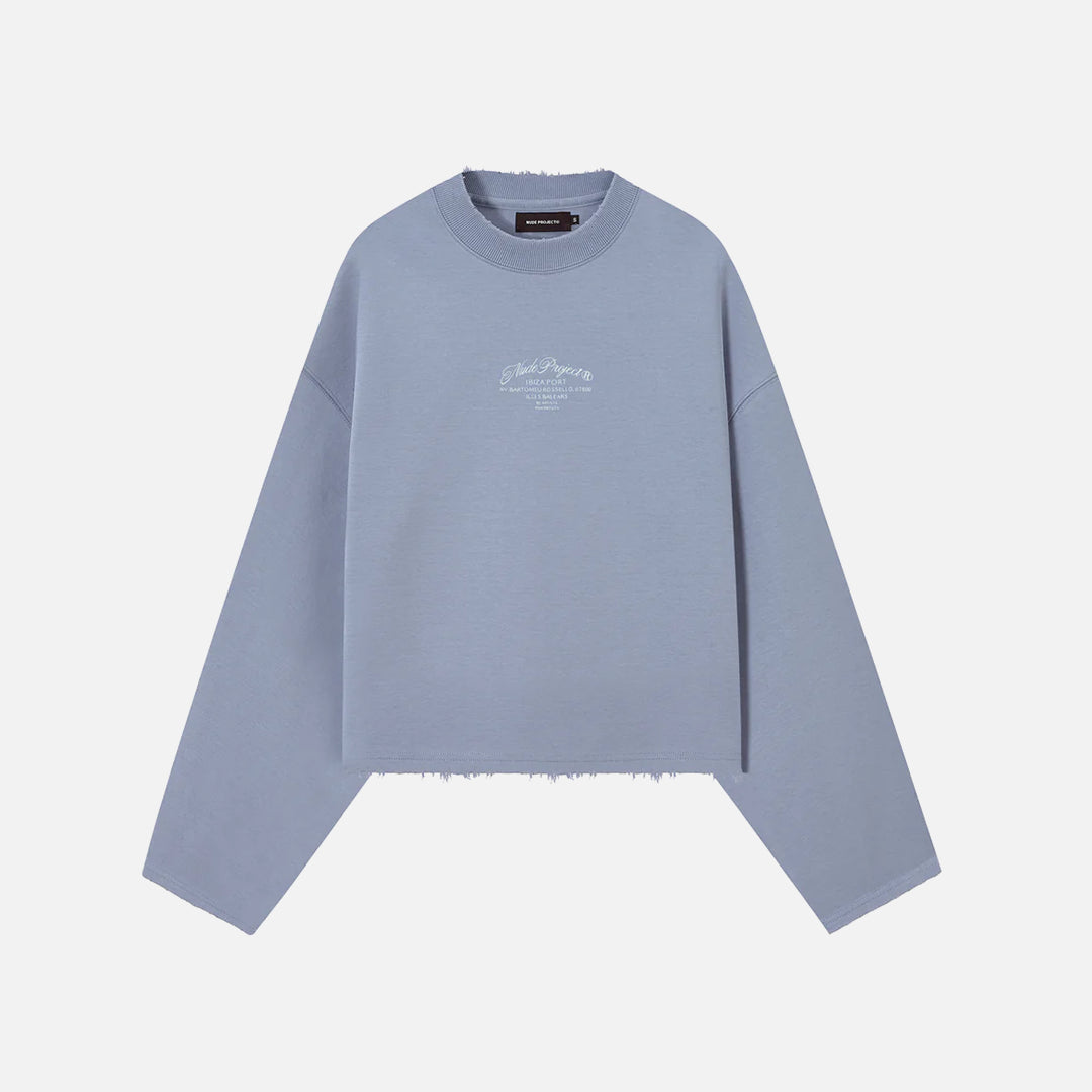 NUDE PROJECT BALEAR CREWNECK PALE BLUE