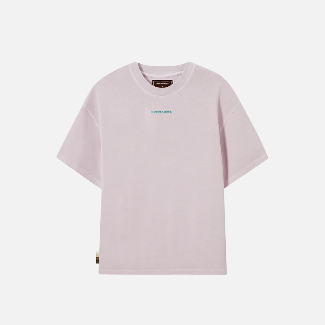 NUDE PRJECT CULT TEE GARMENT DYE LILAC