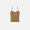 NUDE PROJECT HOTTEST SHORTIE TOP CAMEL