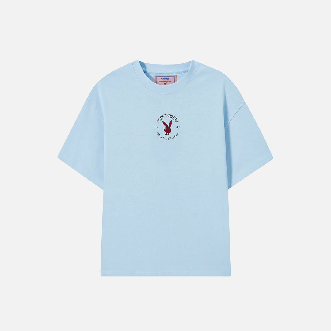 NUDE PROJECT PLAY BOY PIN UP TEE BABY BLUE