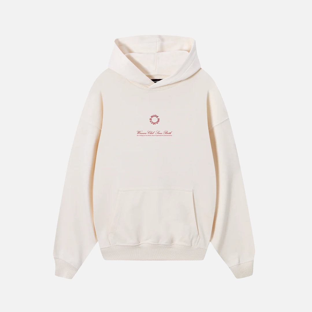 NUDE PROJECT VIRGINITY HOODIE  MARSHMALLOW RED