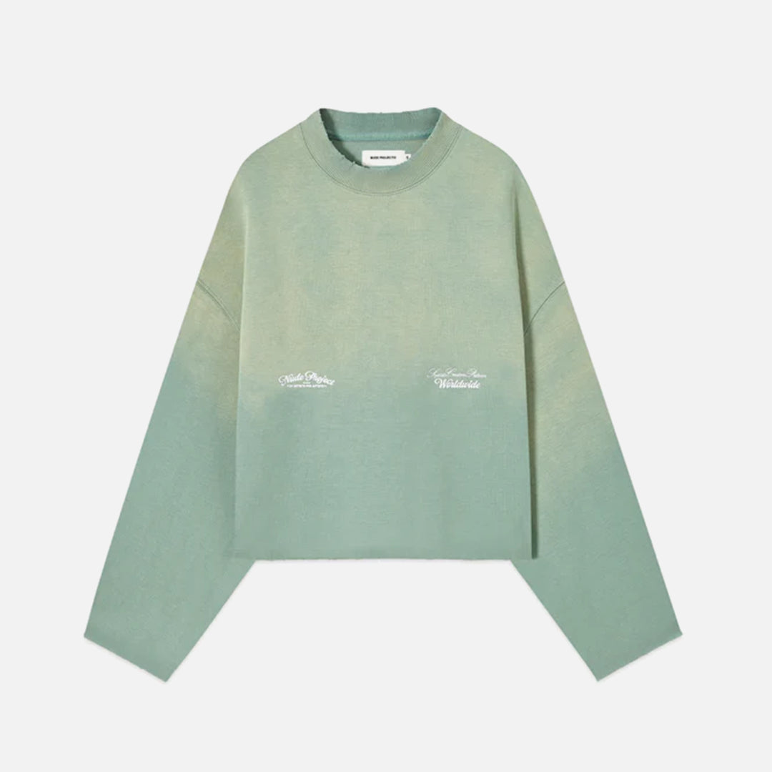 NUDE PROJECT OVERDYED CREWNECK GREEN