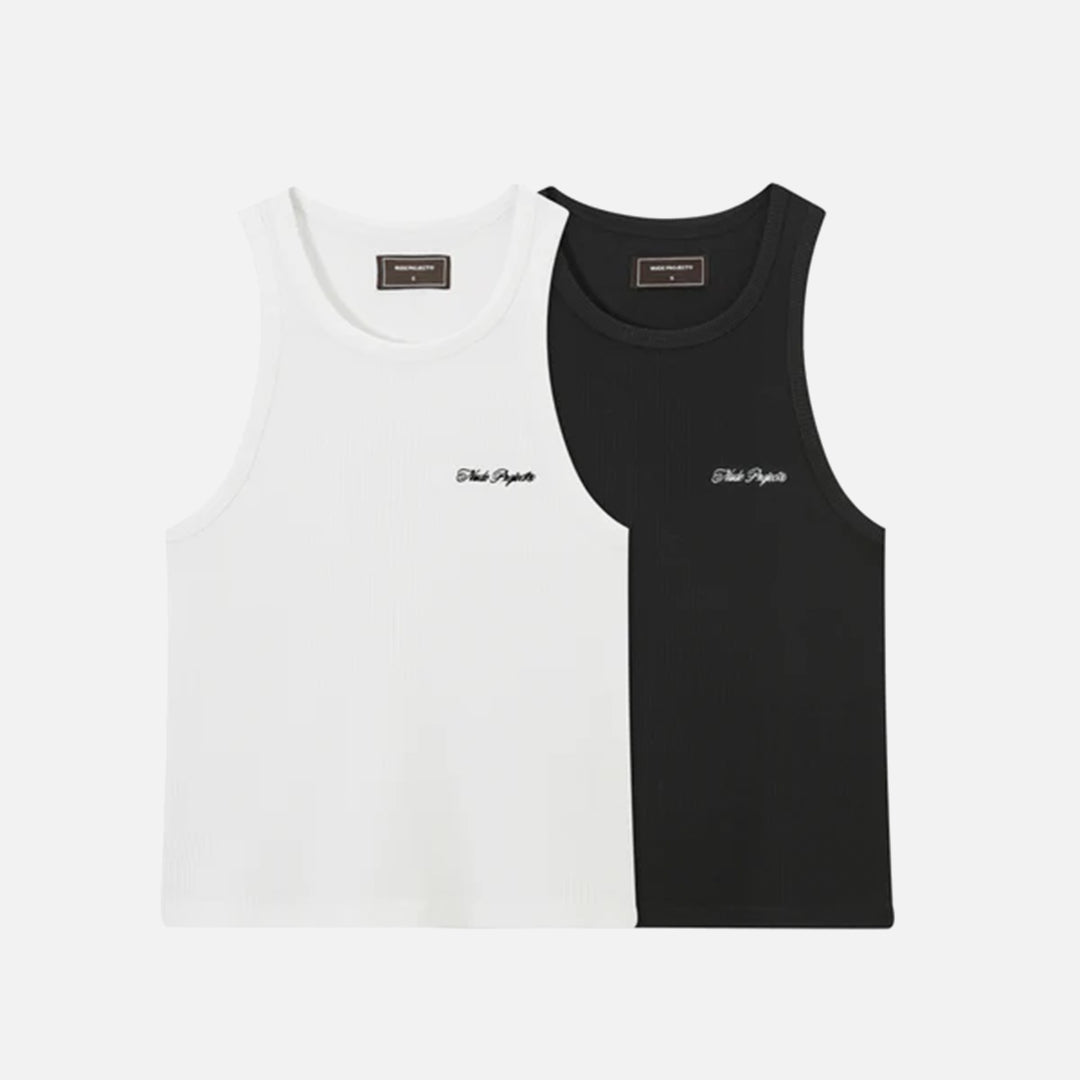 NUDE PROJECT TANK TOP SS24 BLACK/WHITE