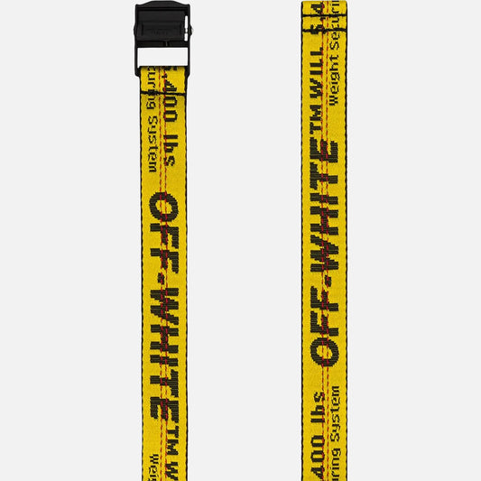 OFF WHITE INDUSTRIAL BELT YELLOW/BLACK