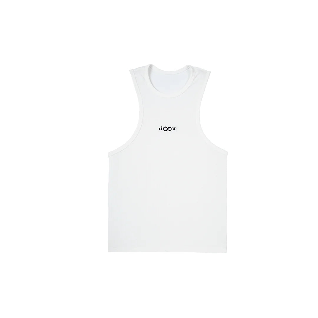 DO OVER LAB MONOGRAM TANK TOP CREAM
