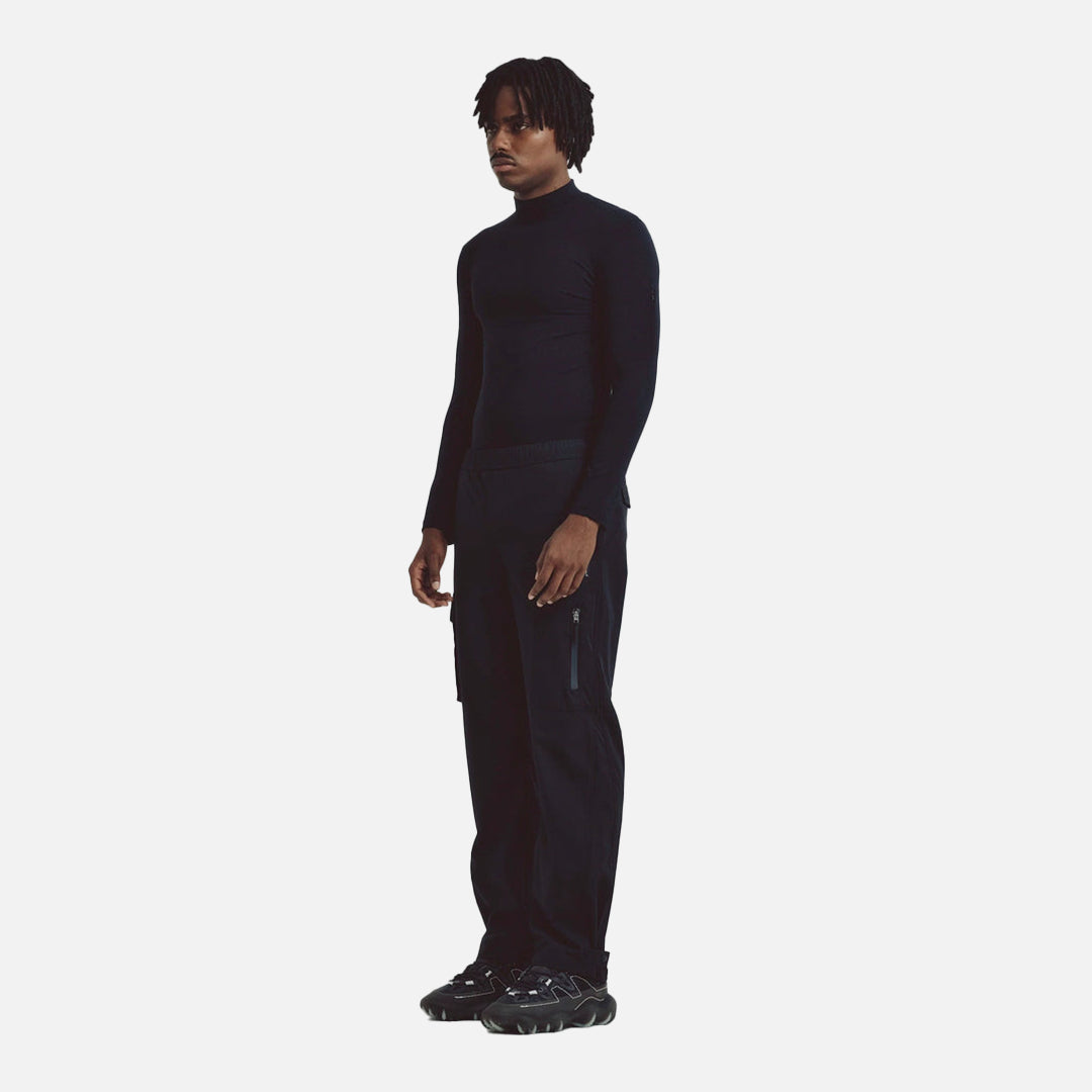 REMANENCE SEMI FIT IRON PANTS BLACK