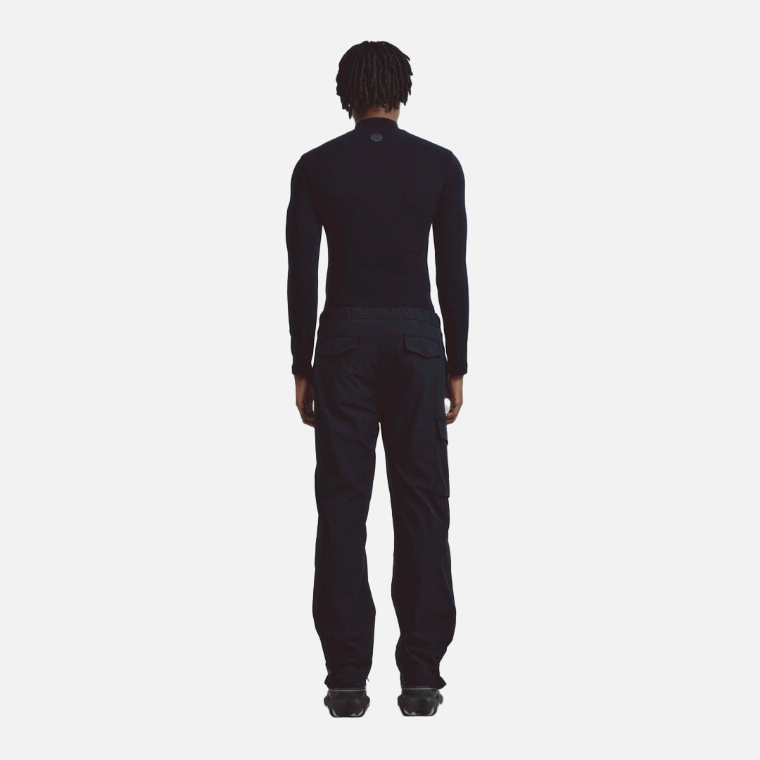 REMANENCE SEMI FIT IRON PANTS BLACK