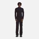 Remanence Slim Gauss Turtleneck Top Black