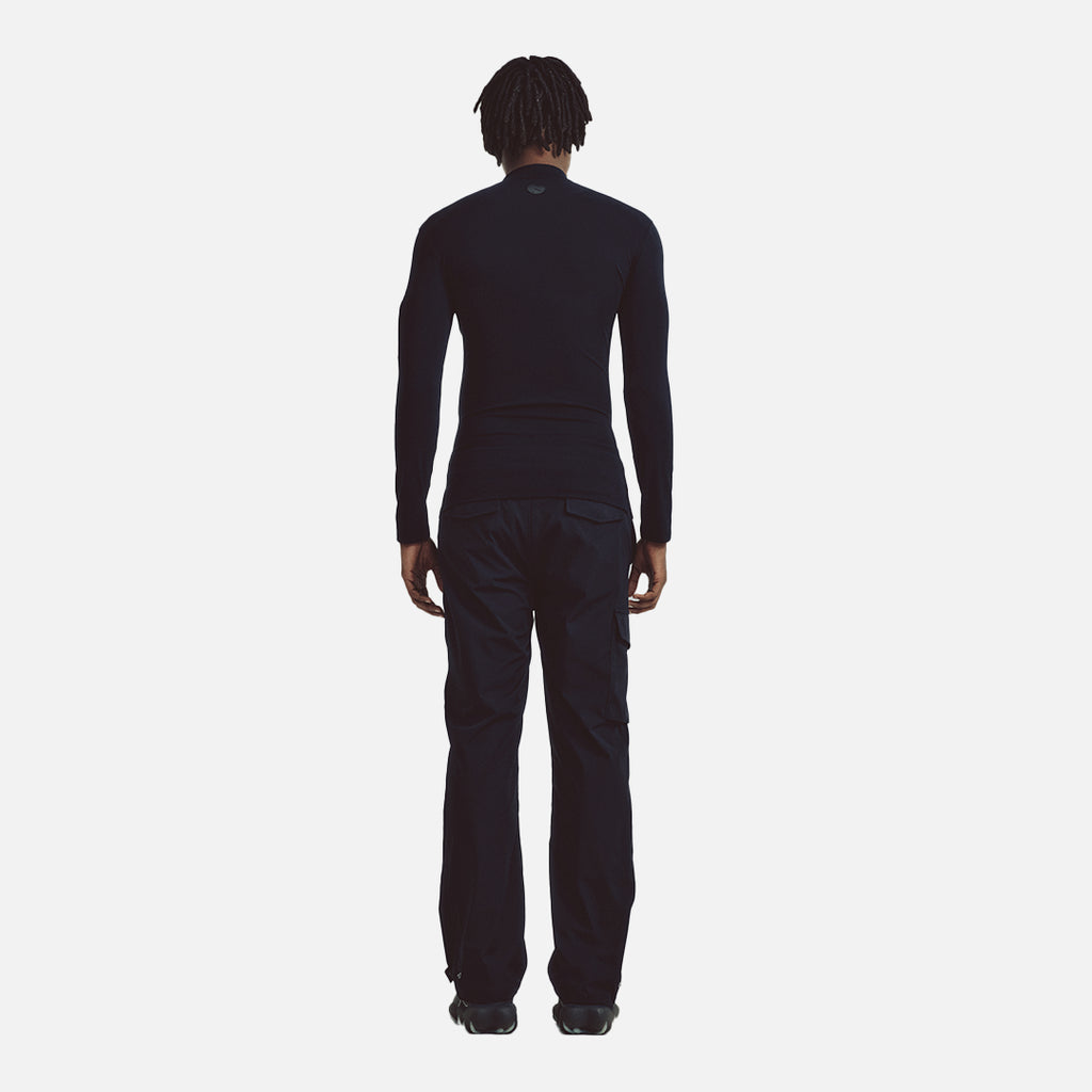 REMANENCE SLIM GAUSS TURTLENECK TOP BLACK