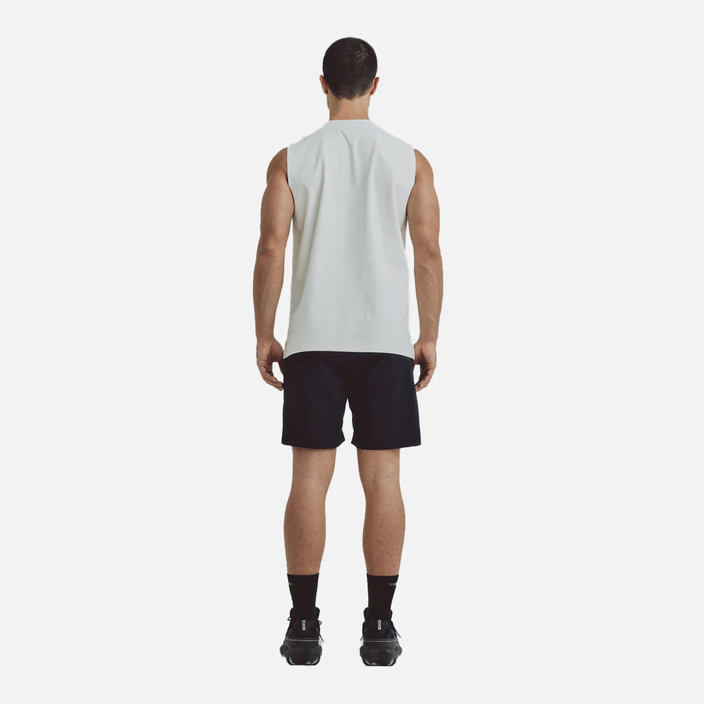REMANENCE RELAXED FIT COBALT TANK TOP WHITE
