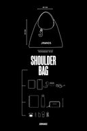 JORMANDS BLACK SHOULDER BAG