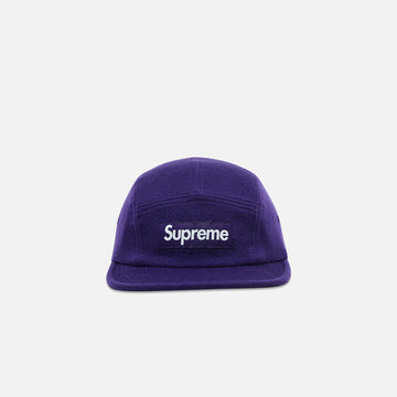 SUPREME WOOL CAMP CAP PURPLE