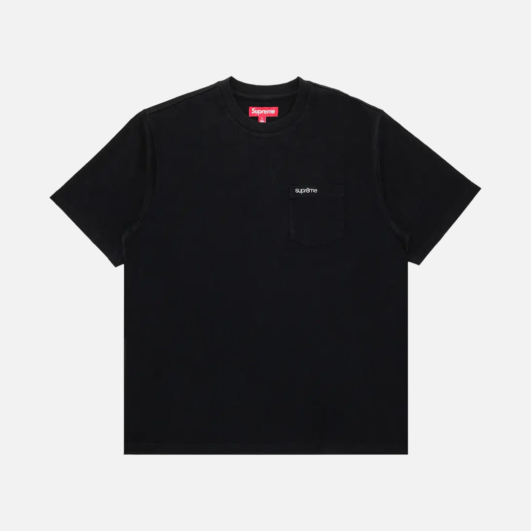 SUPREME S/S POCKET TEE BLACK