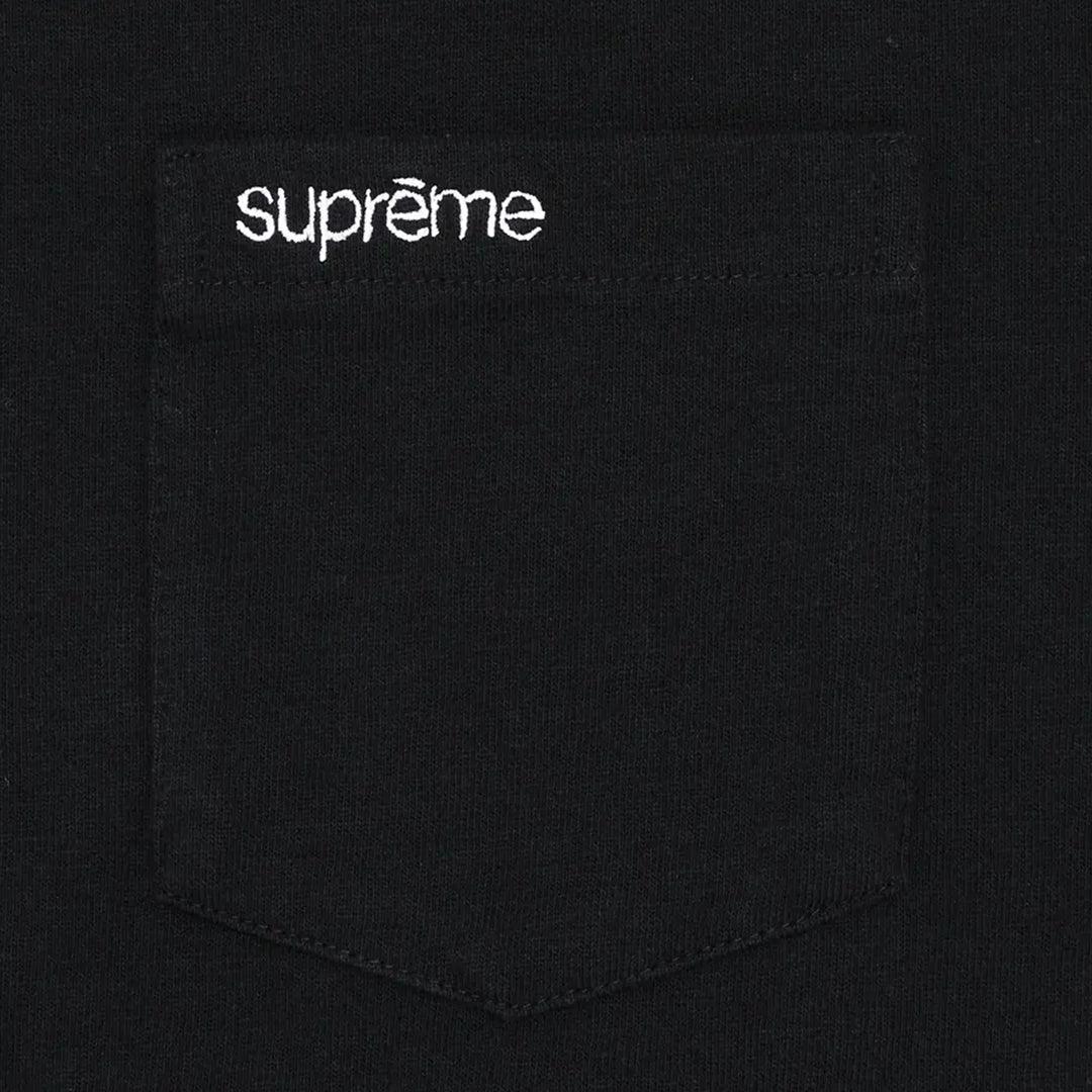 SUPREME S/S POCKET TEE BLACK