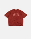 TRUE - Latino Vintage Boxy Tee Burgundy