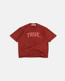 TRUE - Latino Vintage Boxy Tee Burgundy