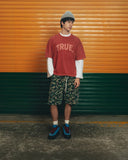TRUE - Latino Vintage Boxy Tee Burgundy
