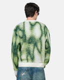 True Blurred Knit Pullover Green