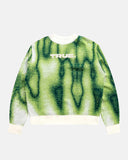 True Blurred Knit Pullover Green