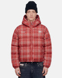 True Intuition Plaid Jacket Burgundy