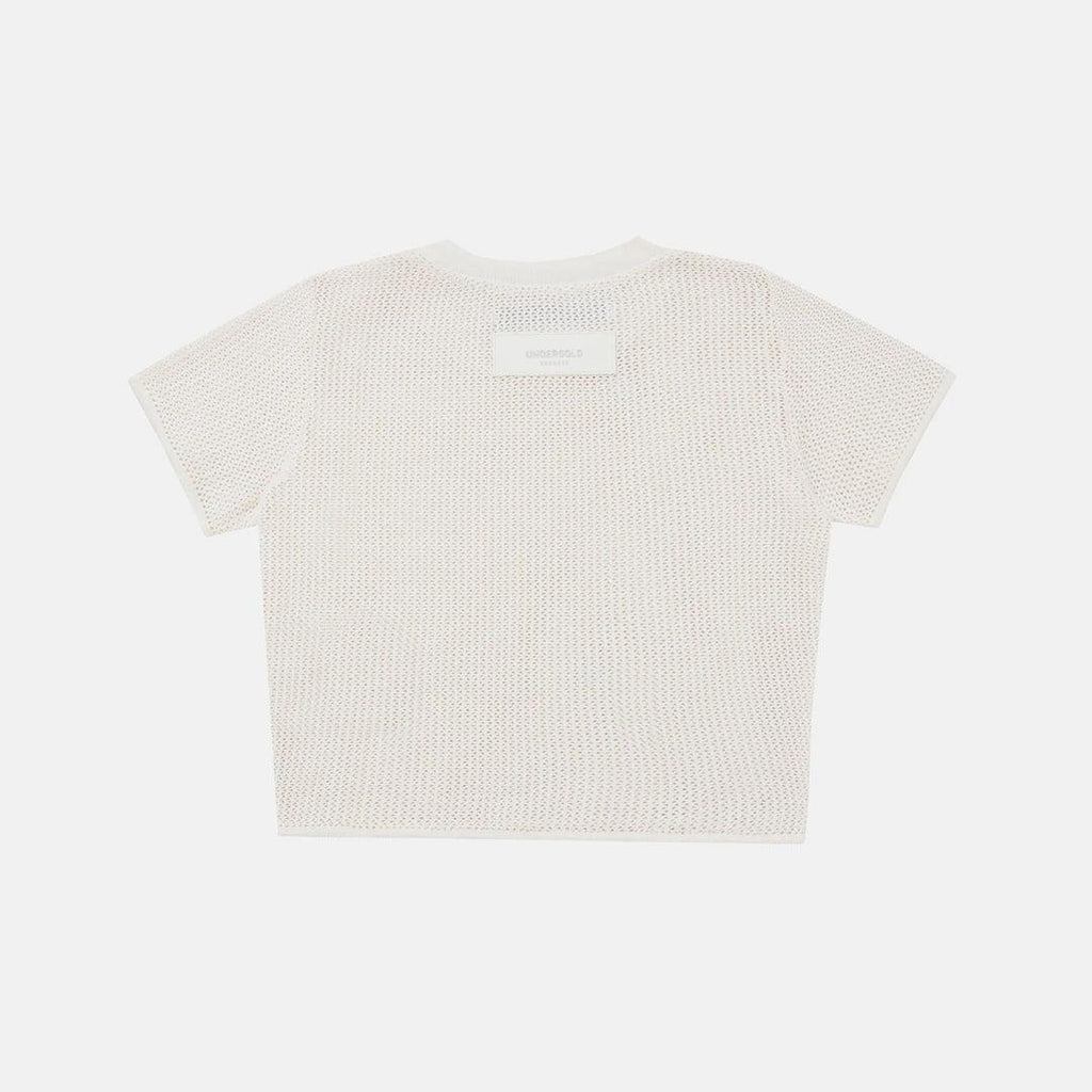 BASICS KNIT BABY TEE CREAM