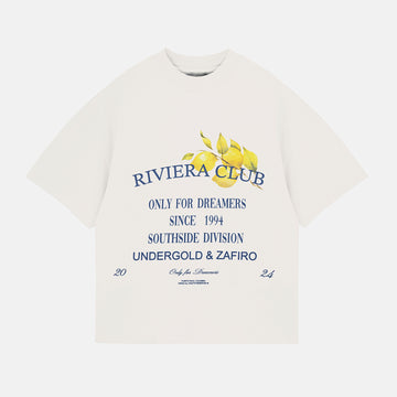 UNDERGOLD RIVIERA COLONIAL BOXY T-SHIRT WHITE