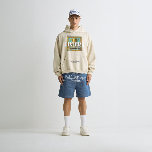 UNDERGOLD RIVIERA TROPHIE HOODIE CREAM