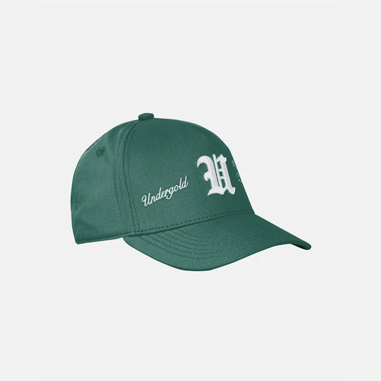 UNDERGOLD SYMPHONY THE GOLD COMPANY HIGH CROWN CAP GREEN