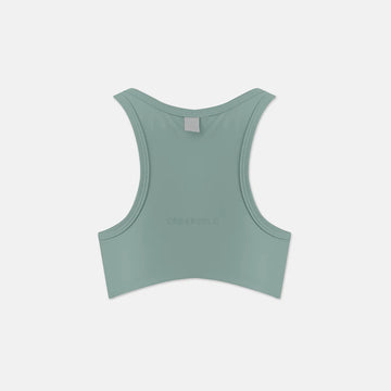 UNDERGOLD SOLID III HALTER TOP JADE