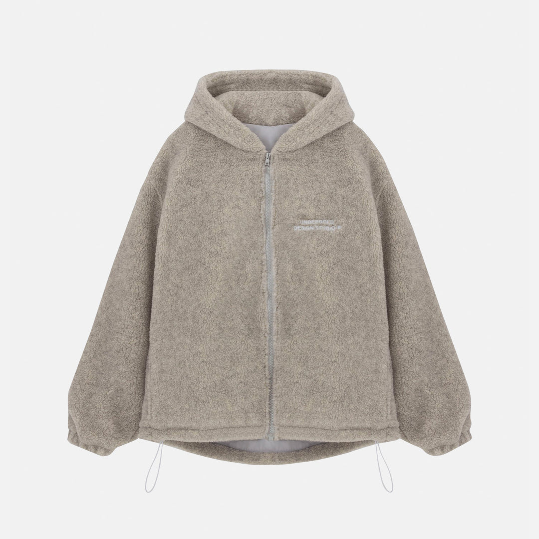 UNDERGOLD BASICS DESING STUDIO FLEECE ZIP UP GRAY