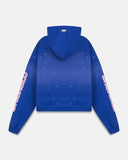 UNDERGOLD - Hoodie Act 1 Neon Zip Up Boxy Fit - Electric Blue
