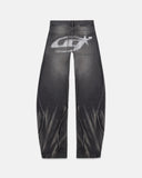 UNDERGOLD - Pants W Act 1 UG Star Barrel Vein Jean Washed - Black