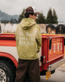 Astronomic Hoodie Wild Ride - Verde Oliva Desgastado