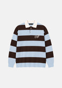 ASTRONOMIC - Knit Polo Coast - Azul y Café