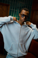 ASTRONOMIC - Knitwear Hoodie Reef - Azul Bebé