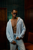ASTRONOMIC - Knitwear Hoodie Reef - Azul Bebé