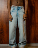 ASTRONOMIC - Relaxed Fit Jeans - Azul Hielo