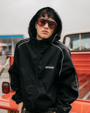 Astronomic Roadmap Windbreaker - Negro
