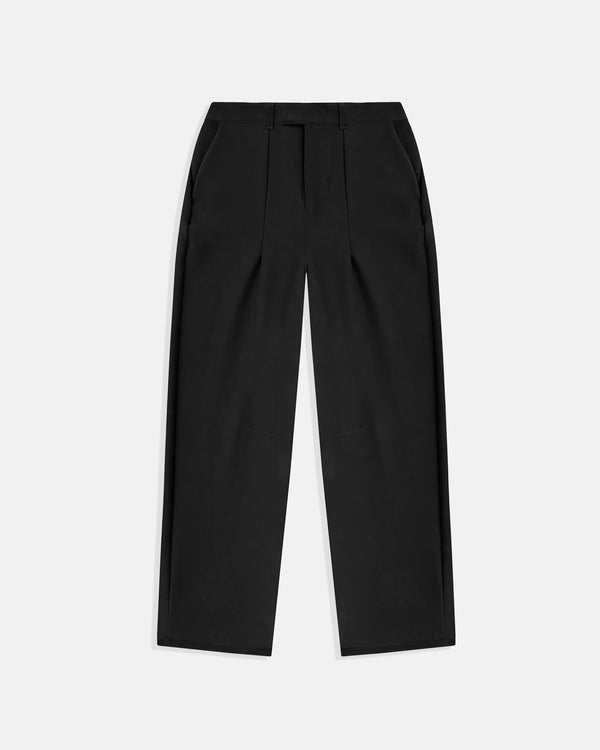 MONOIC - Barrel Fit Trousers - Negro