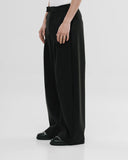 Monoic Barrel Fit Trousers - Negro