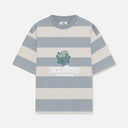 SCUFFERS - Boy Grey Striped T-Shirt