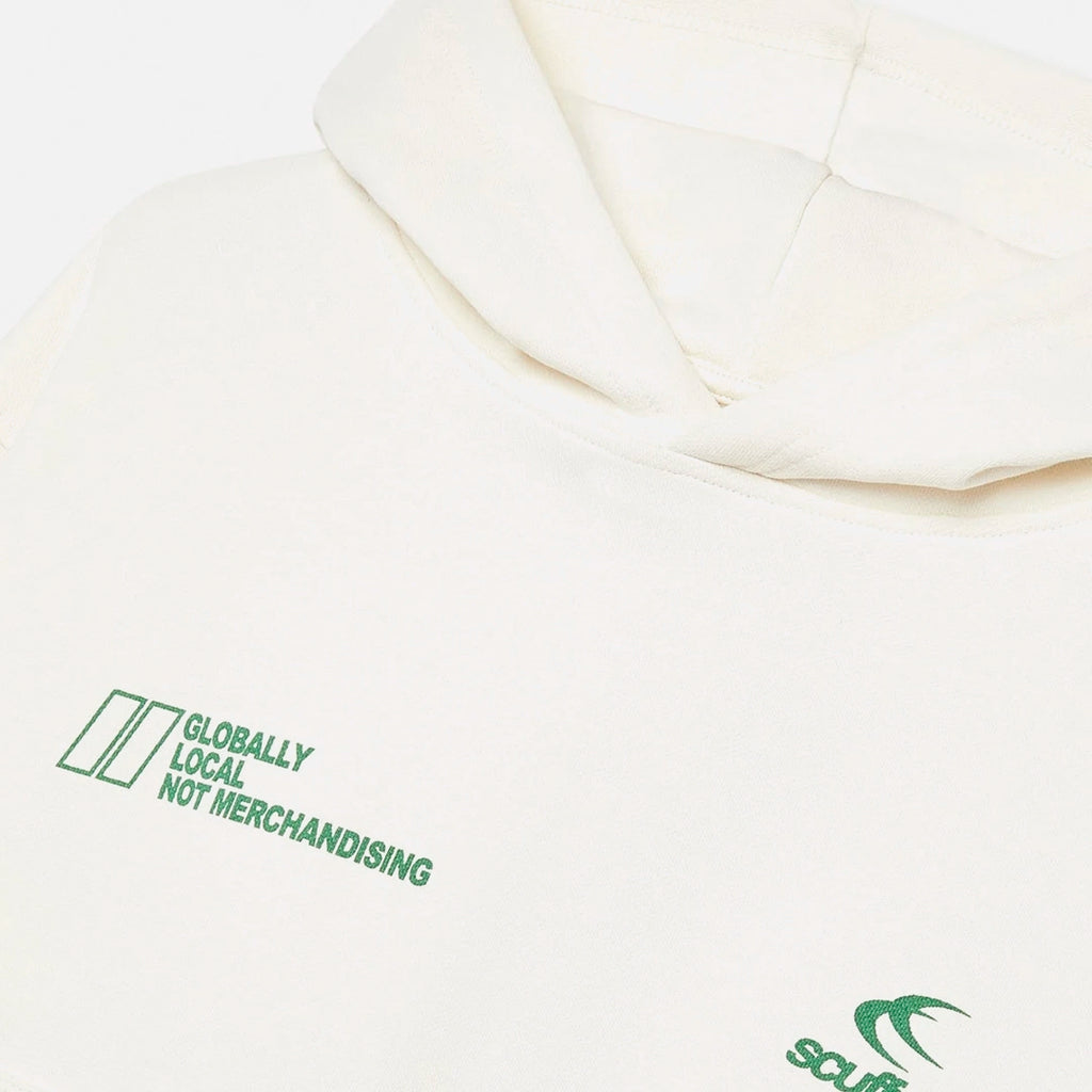 SCUFFERS GLOBALLY ECRU WHITE HOODIE