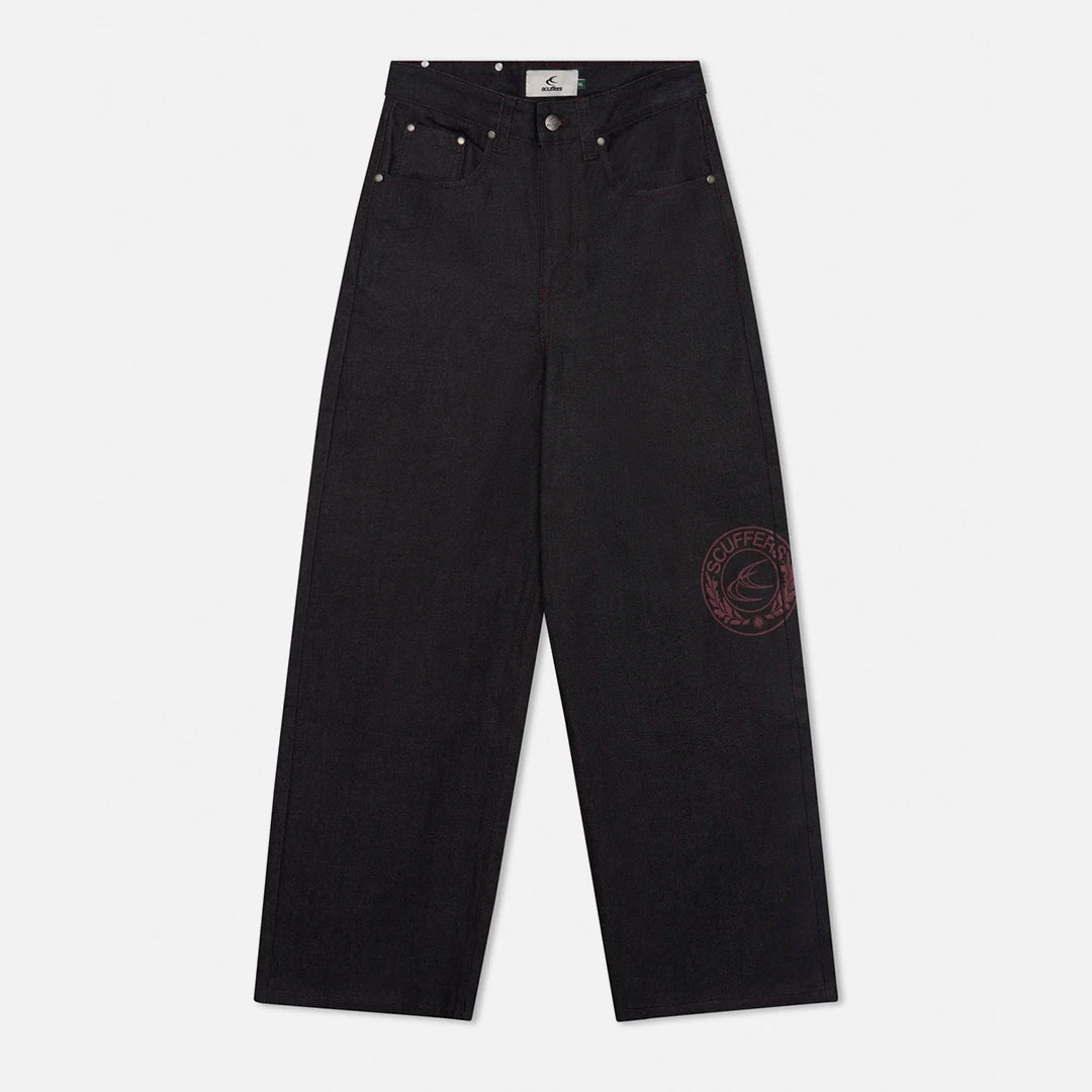 SCUFFERS BIMBO DARK BURGUNDY PANTS