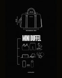 JORMANDS BLACK MINI DUFFEL BAG